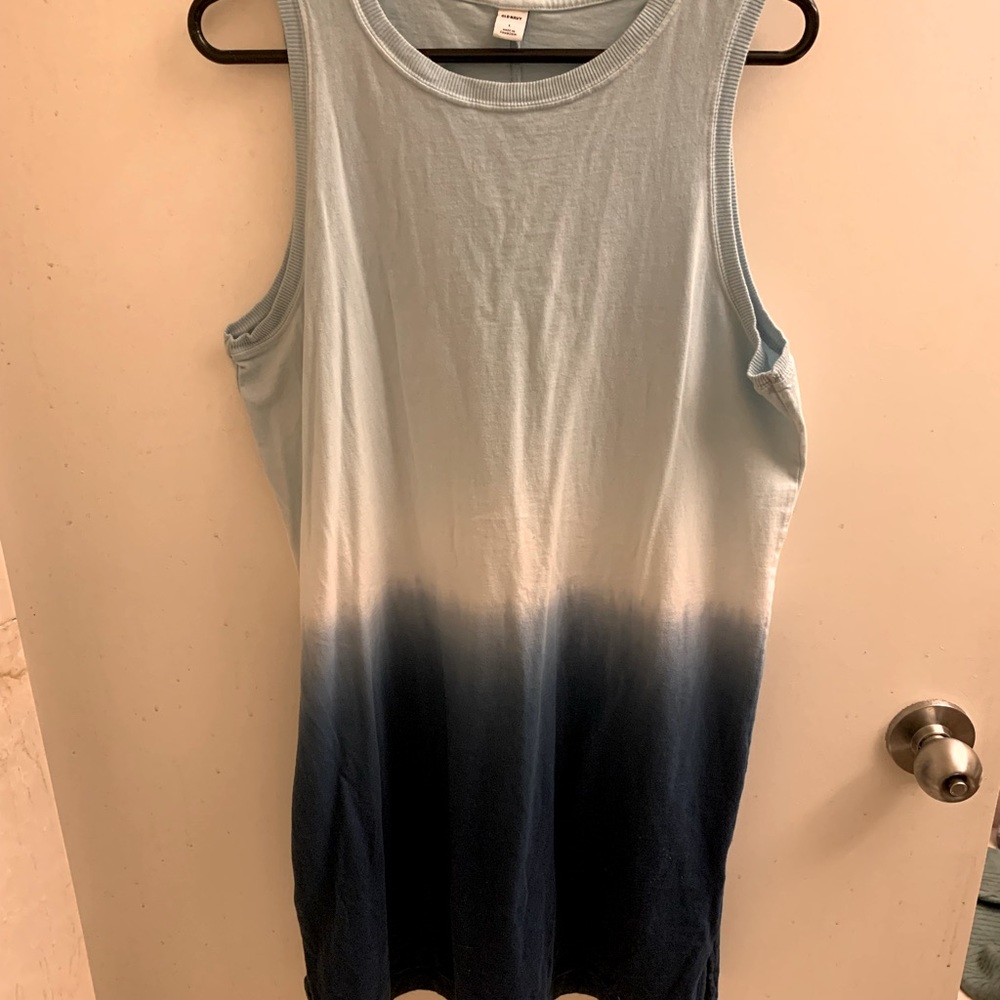 Old Navy blue hombre dress